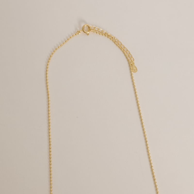 Corrente micro bolas 1.4mm 50cm com alongadora