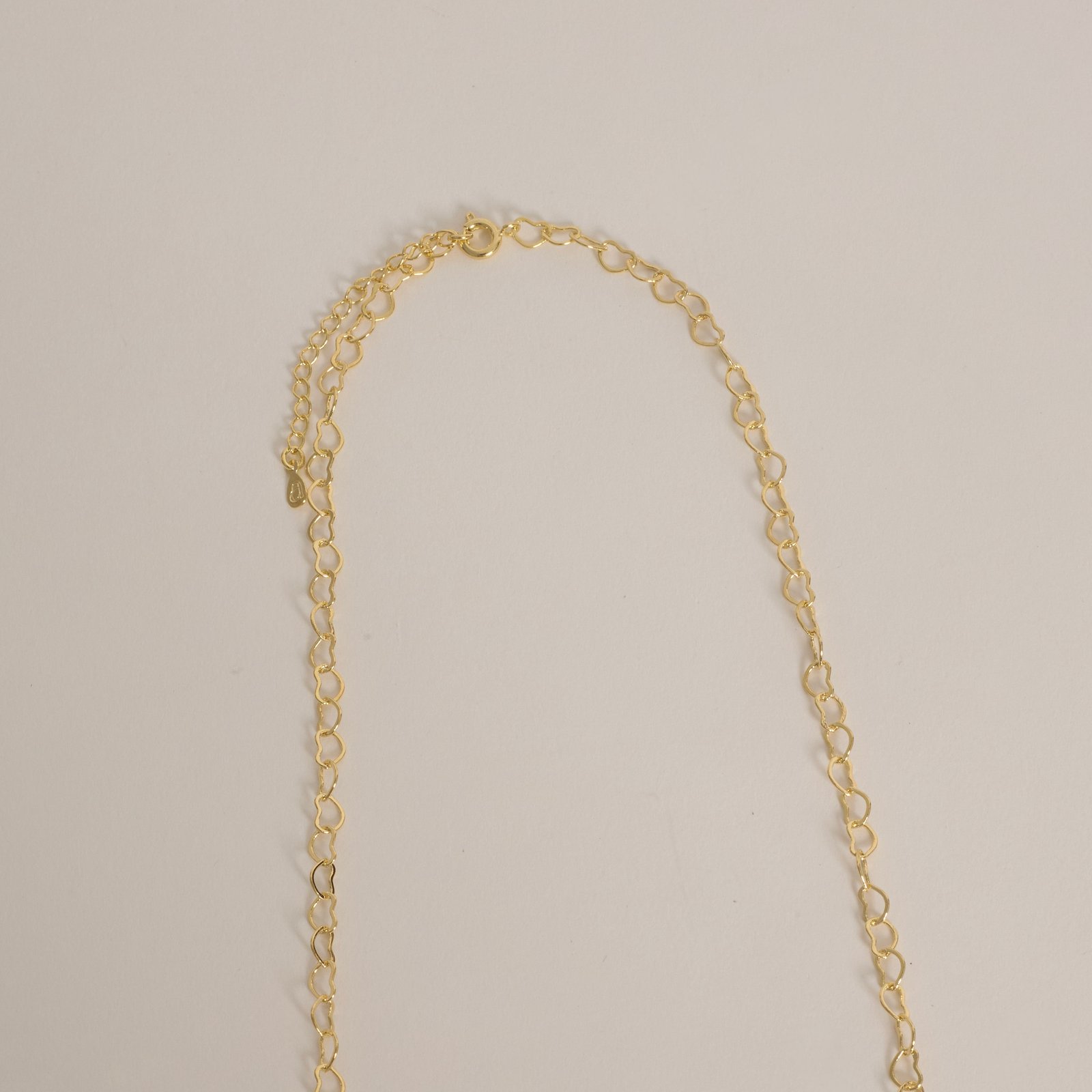 Corrente coração 4.2mm 45cm com alongadora