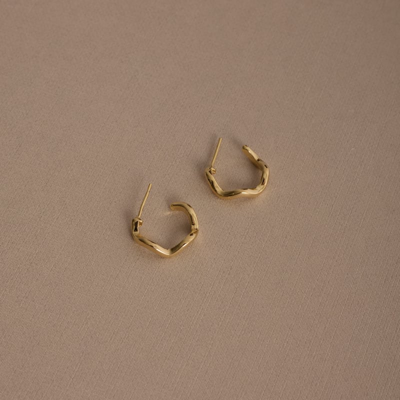 Argola ondulada 17mm tarraxa