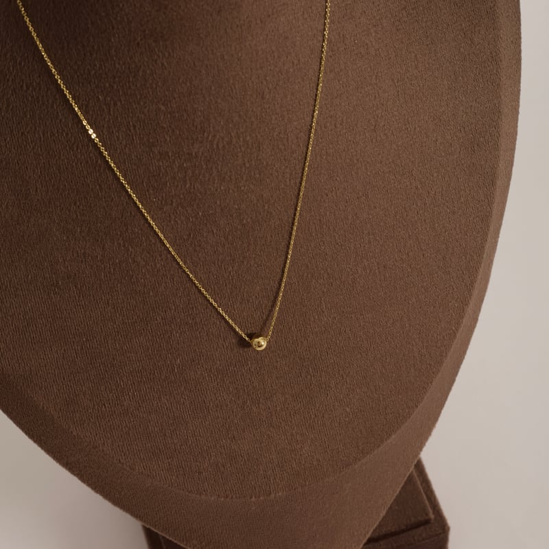 Colar entremeio bola 5mm corrente cadeado 40cm com alongadora