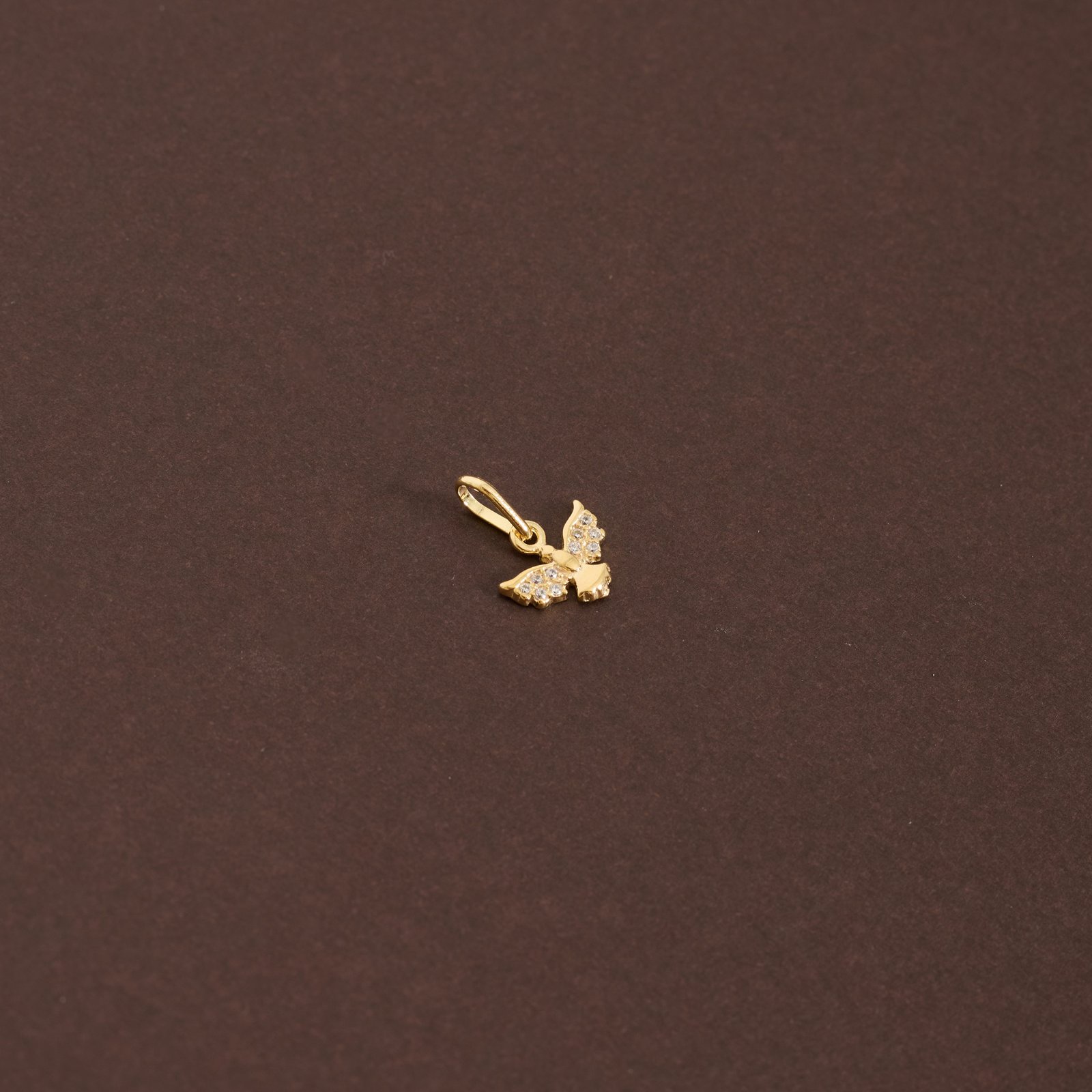 Pingente Espírito Santo com zircônias 10mm