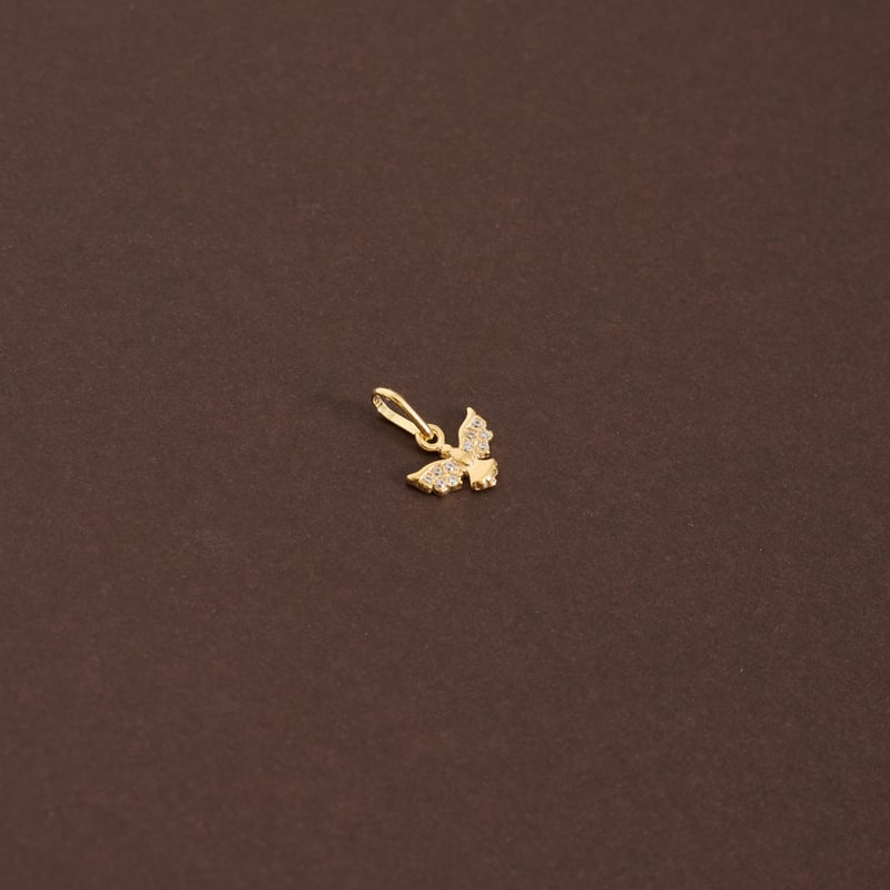 Pingente Espírito Santo com zircônias 10mm