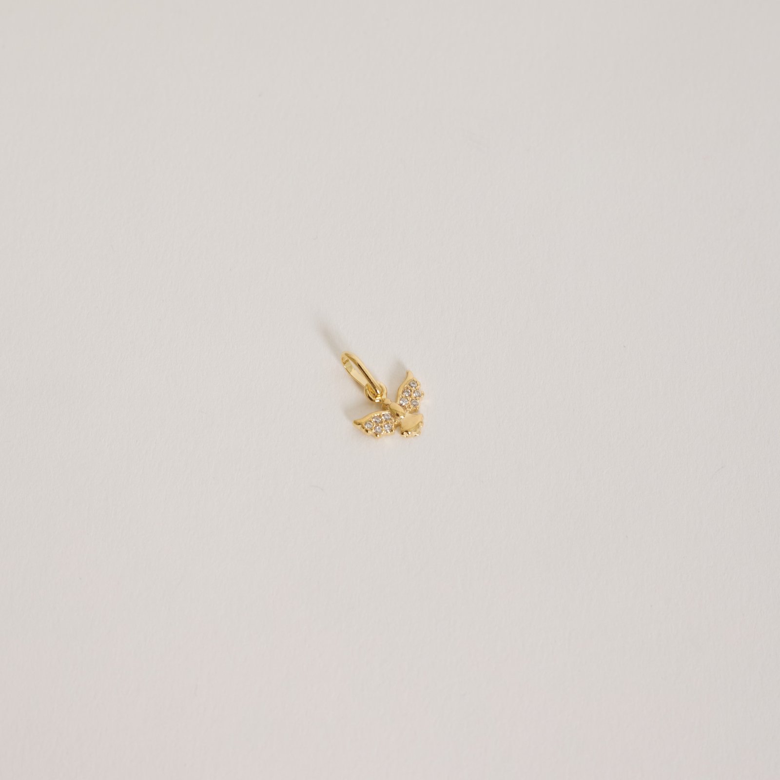 Pingente Espírito Santo com zircônias 10mm