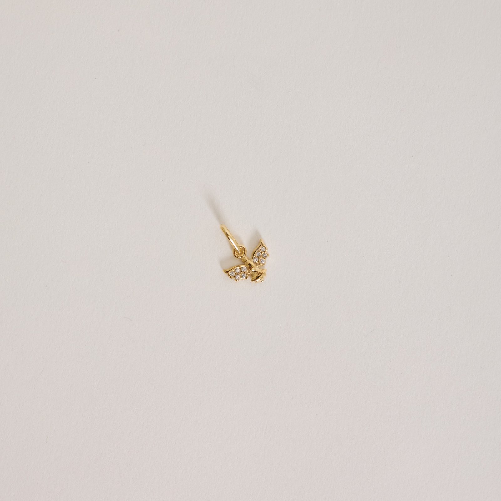 Pingente Espírito Santo com zircônias 10mm
