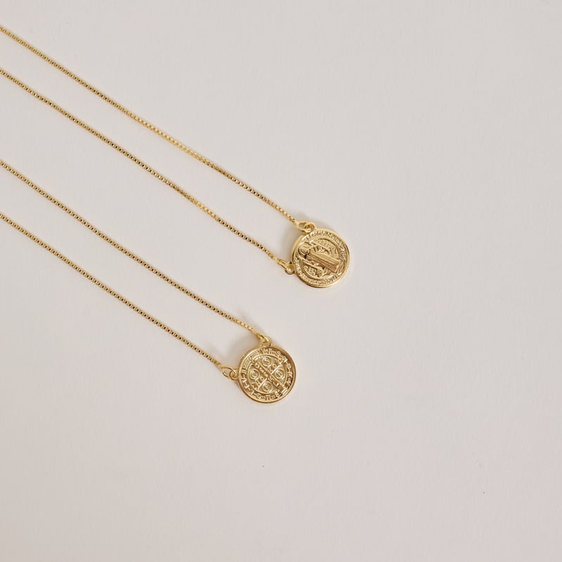 Escapulário medalhas São Bento 0.8 60cm