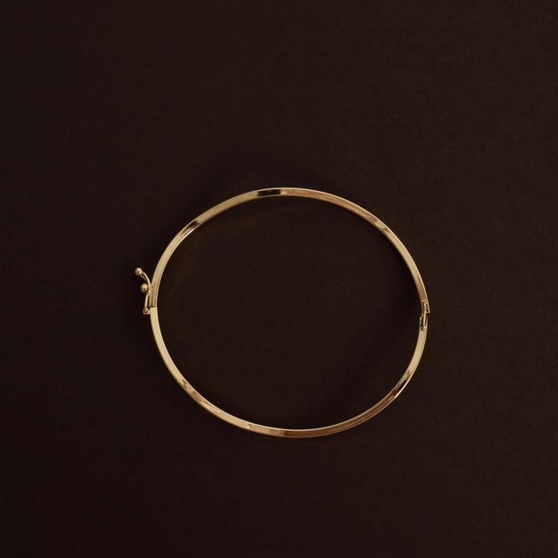 Bracelete 2mm fio quadrado ondulado 