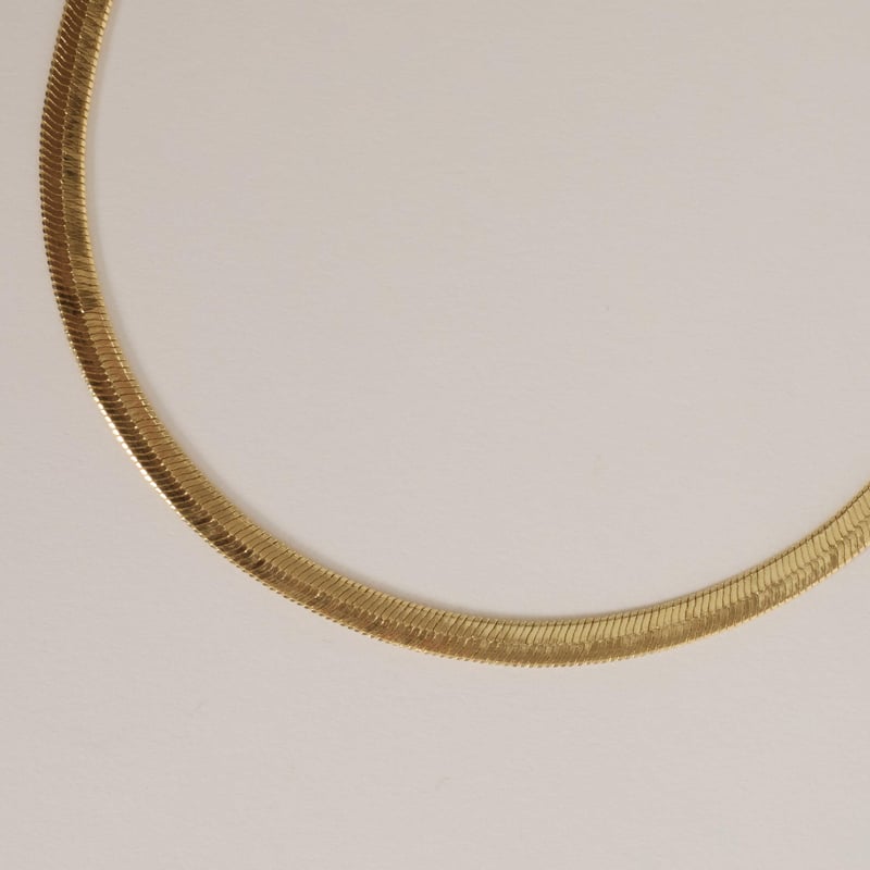Pulseira corrente fita laminada 3.8mm 19,5cm com alongadora