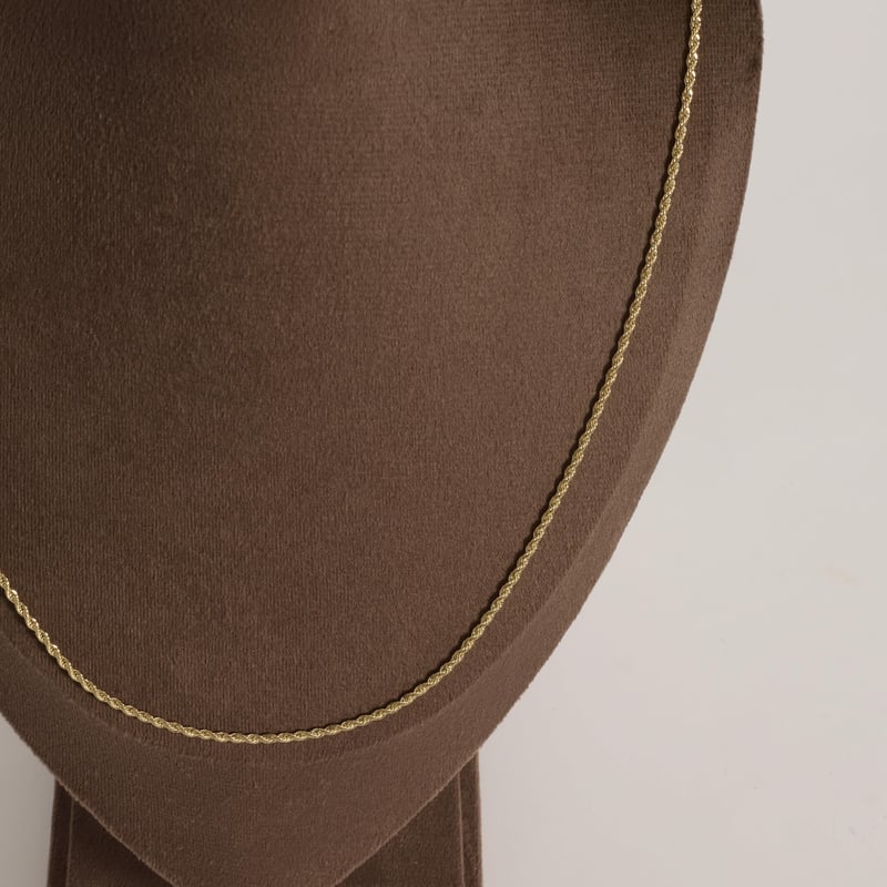 Corrente cordão baiano 2mm 60cm com alongadora