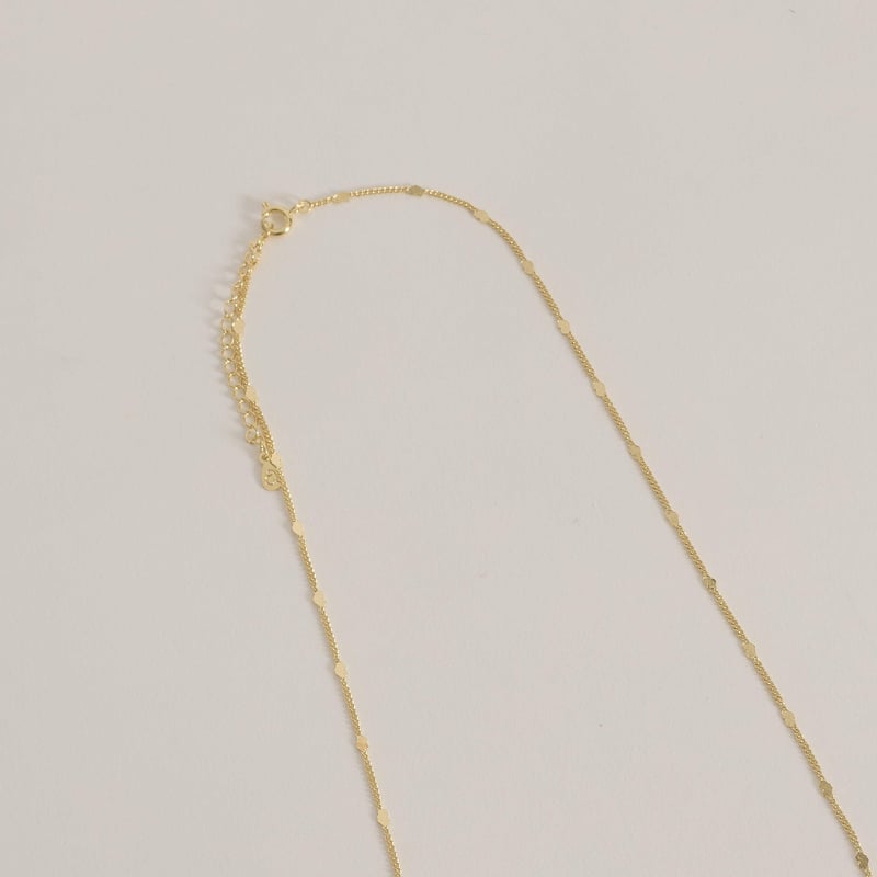 Corrente grumet e corações com detalhes 2mm 50cm com alongadora