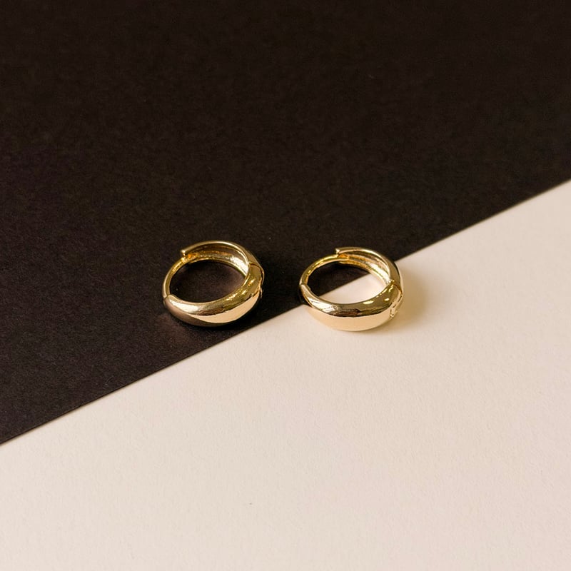 Argola click 13mm fio meia cana