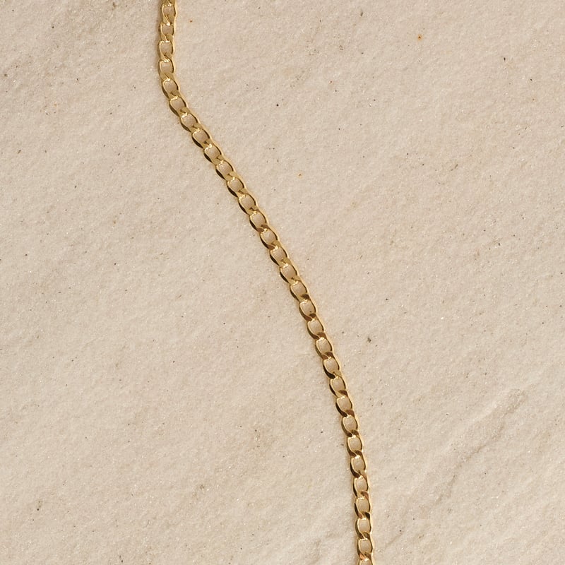 Corrente grumet 2.3mm 40cm com alongadora