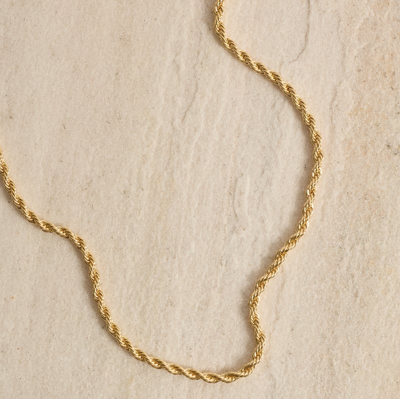 Corrente cordão baiano 2.9mm 40cm com alongadora