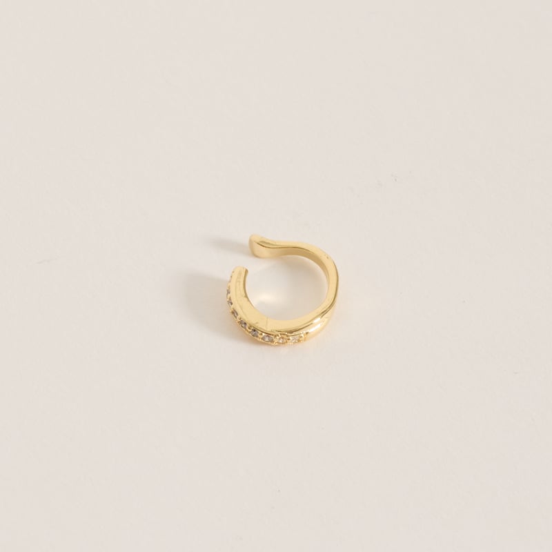 Piercing fake argola com cravejado