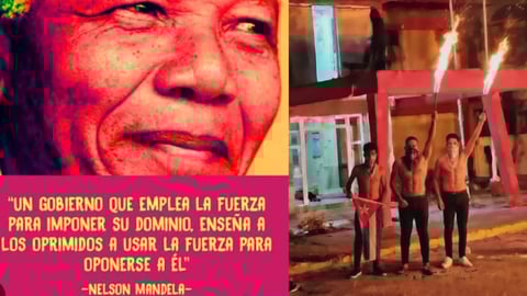 Joven en Morón Defiende la Bandera Cubana en Medio de Protestas