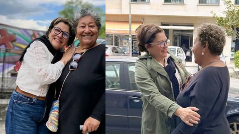 Obelia Blanco e Ivette Cepeda, reencuentro cubano en España