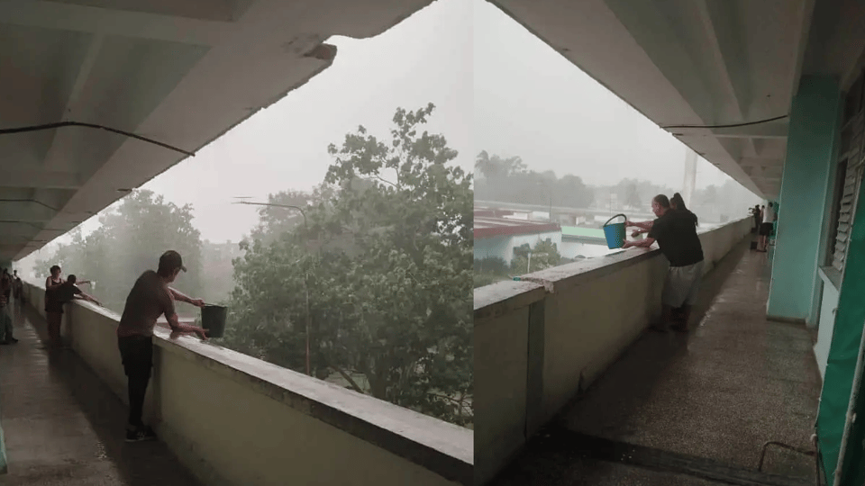 ¿Agua de lluvia pa' descargar el váter? ¡Hospital en Santa Clara en apuros!
