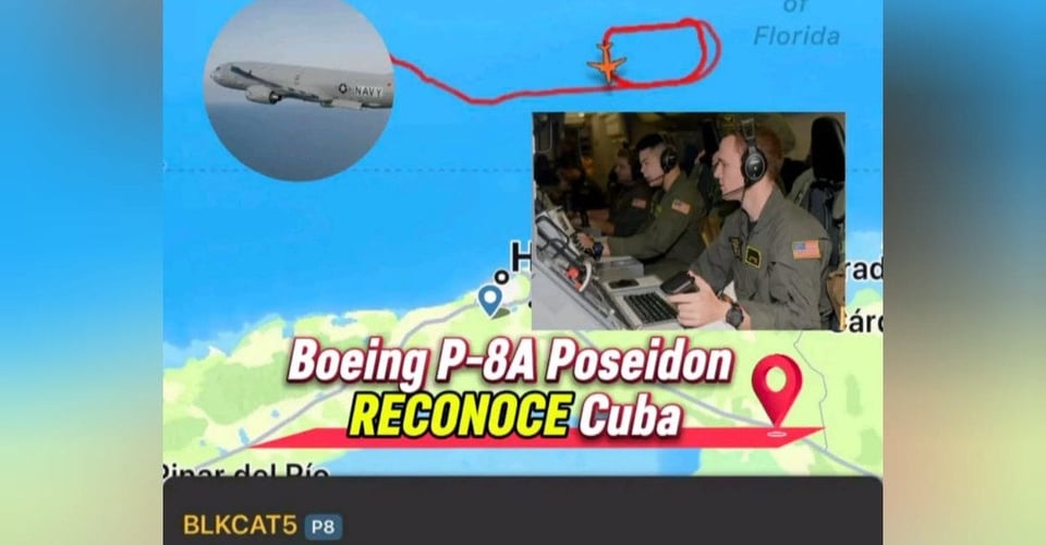 ¡Ay, Dios mío! ¿Un avión gringo con chismógrafo en el cielo cubano?