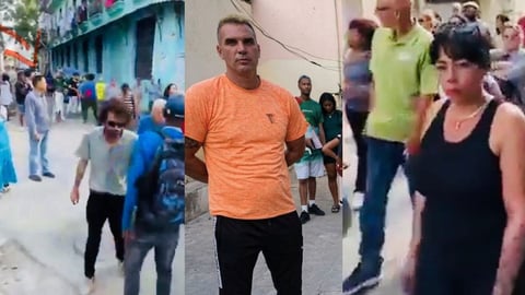 Agentes de Seguridad Vigilan Peregrinación en La Habana