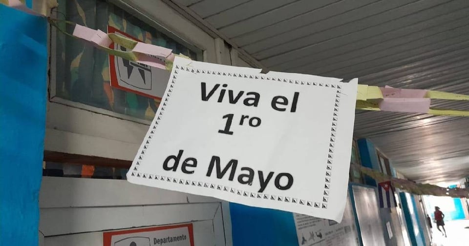 ¿Se olvidaron de los apagones? Eléctrica de Holguín celebra el 1 de Mayo con banderas mientras la provincia está a oscuras