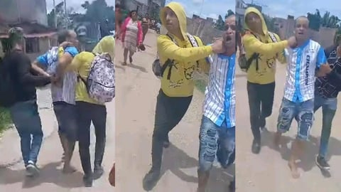 Detención violenta en Holguín: un hombre es llevado a la fuerza en video