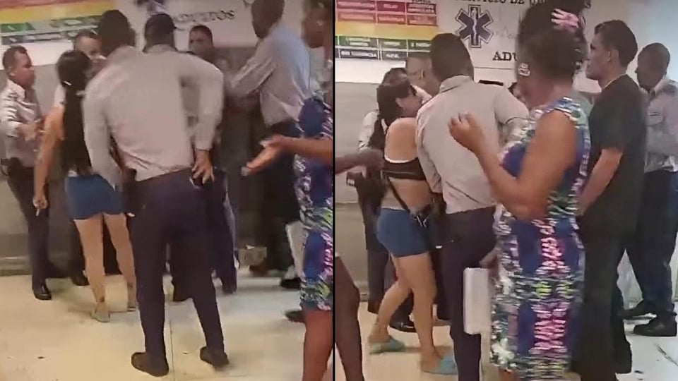 ¿Qué bochinche se formó en el hospital de Ciego de Ávila entre policías y gente del pueblo?