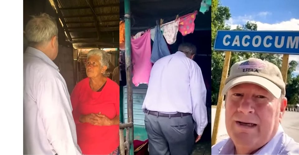 ¡Susto de Gringo! Embajador en Holguín, se le salen las lágrimas al ver la miseria