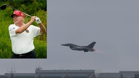 F-16 interceptan aeronaves cerca del club de golf de Trump en Nueva Jersey