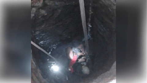 Bomberos Rescatan a Hombre Atrapado en Pozo en Holguín