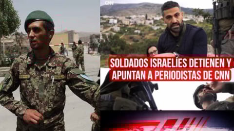 Soldados israelíes agreden a periodistas de CNN en Cisjordania
