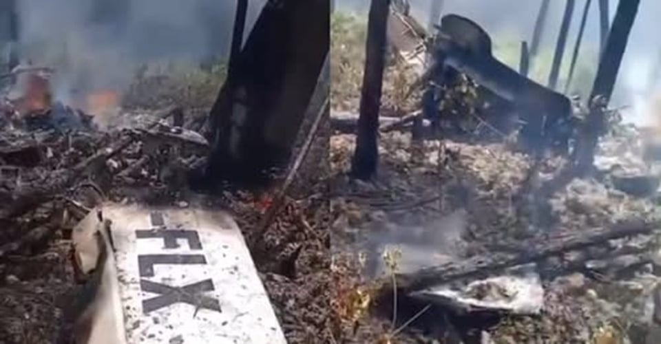 ¿Y este bochinche? ¡Avioneta se quema en Bahamas y se lleva a 10 al otro barrio!