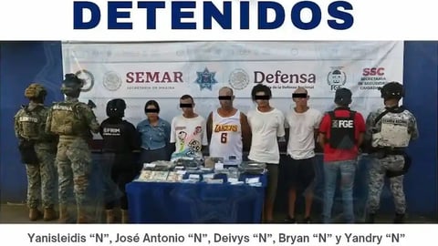 Detenidos cinco cubanos en Cancún con drogas y arma de fuego
