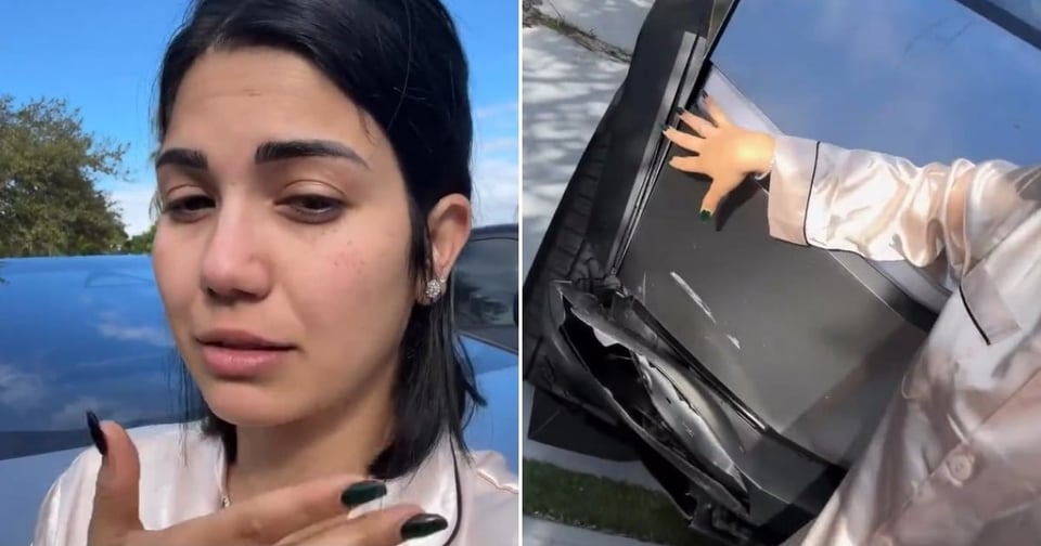 Amanda Camaraza Choca su Tesla Cybertruck en Miami, ¡Pero Está Bien!