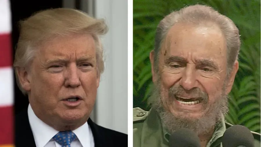 ¿Qué le dijo Trump a Fidel Castro hace 27 años? El video que se revive