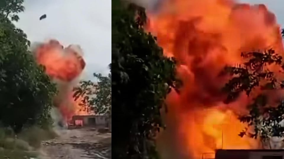 ¡BUM! Casa en Mantilla se va al piso entre dos explosiones, ¡nadie sabe qué pasó!