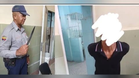 ¿Qué Cuchillo Tan Largo! Lo Pillaron en Centro Habana y la Policía Lo Montó