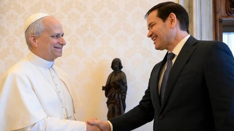 Marco Rubio Busca Al Papa para Canalizar Ayuda Humanitaria a Cuba