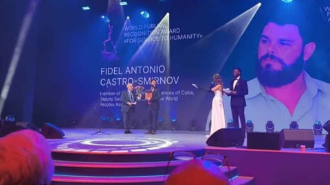 Nieto de Fidel Castro Recibe Premio en Moscú y Nuevo Cargo