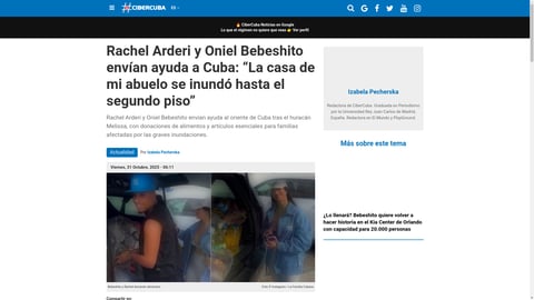¡No Creerás Cómo Rachel Arderi y Oniel Bebeshito Levantaron a Cuba Tras el Huracán!