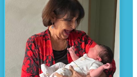 Diana Rosa Suárez se convierte en bisabuela a los 82 años