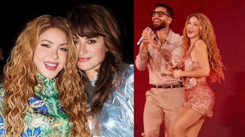Shakira's Madrid Concert Becomes Star-Studded Event with Penélope Cruz and Maluma