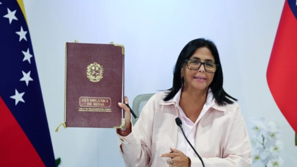 Delcy Rodríguez le da las gracias a Trump y Rubio por 'buenas intenciones' en apertura minera