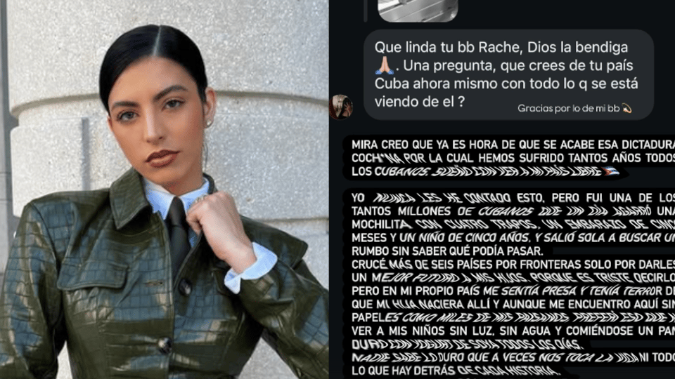¿Y AHORA QUÉ, RAQUEL? INFLUENCER SE BUSCA EL SHOW ACUSANDO A LA DICTADURA Y A LOS COLEGUITAS SILENCIOSOS