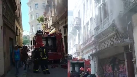 Llamas en Obrapía: Un Fuerte Incendio Sacude el Corazón de La Habana Vieja