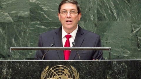 Canciller Cubano Bruno Rodríguez Expone Postura Nacional en el Consejo de Seguridad de la ONU
