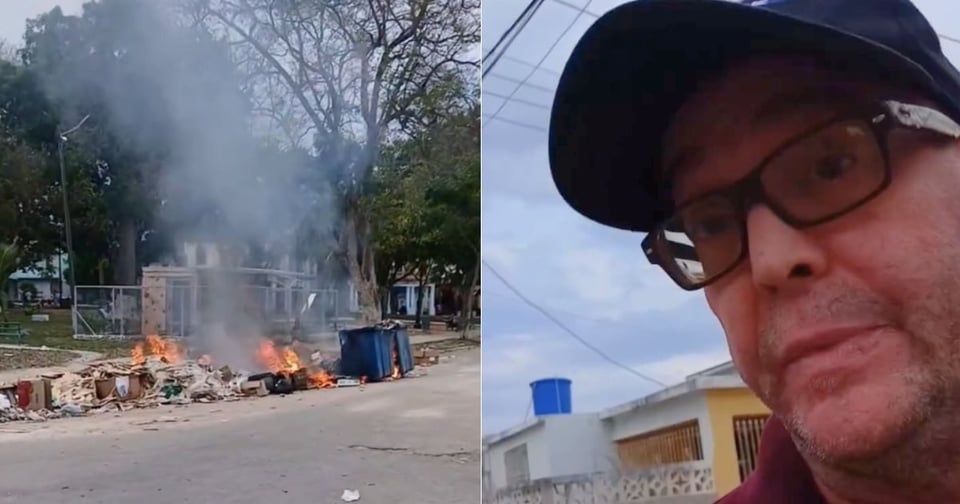 Actor denuncia quema de basura en La Habana en plena crisis sanitaria