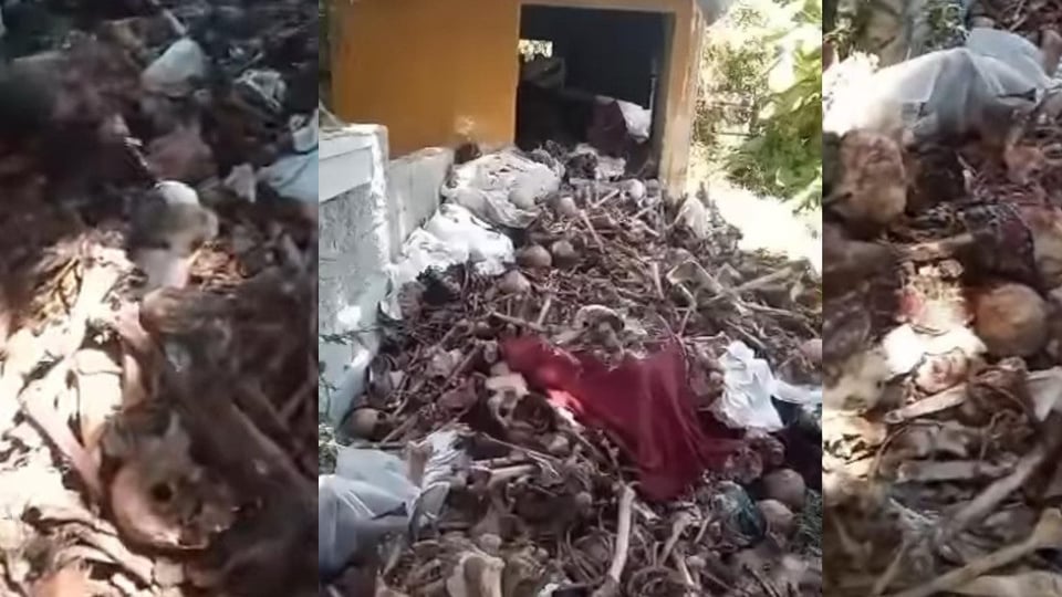 ¿Qué pasa en el Cementerio de Colón? Restos a la vista y tumbas abiertas