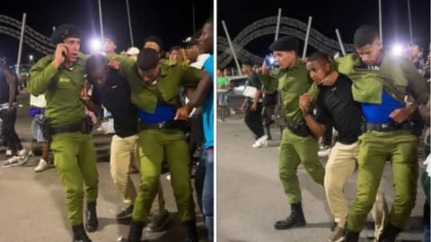 Oficiales Ebrios en Cienfuegos: Burlas y Debate en Cuba