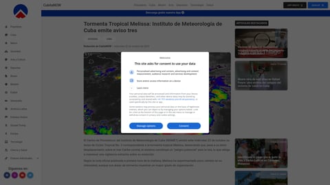 ¡Alerta Máxima en Cuba! La Tormenta Melissa se Pone Brava en el Caribe y Mira Directo a la Isla...