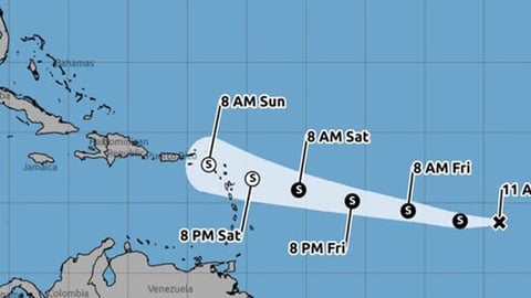 Cuba emite su primer aviso sobre la tormenta tropical Dolly en el Atlántico