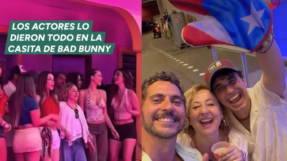 Actores de "Aída" Disfrutan Concierto de Bad Bunny en Madrid